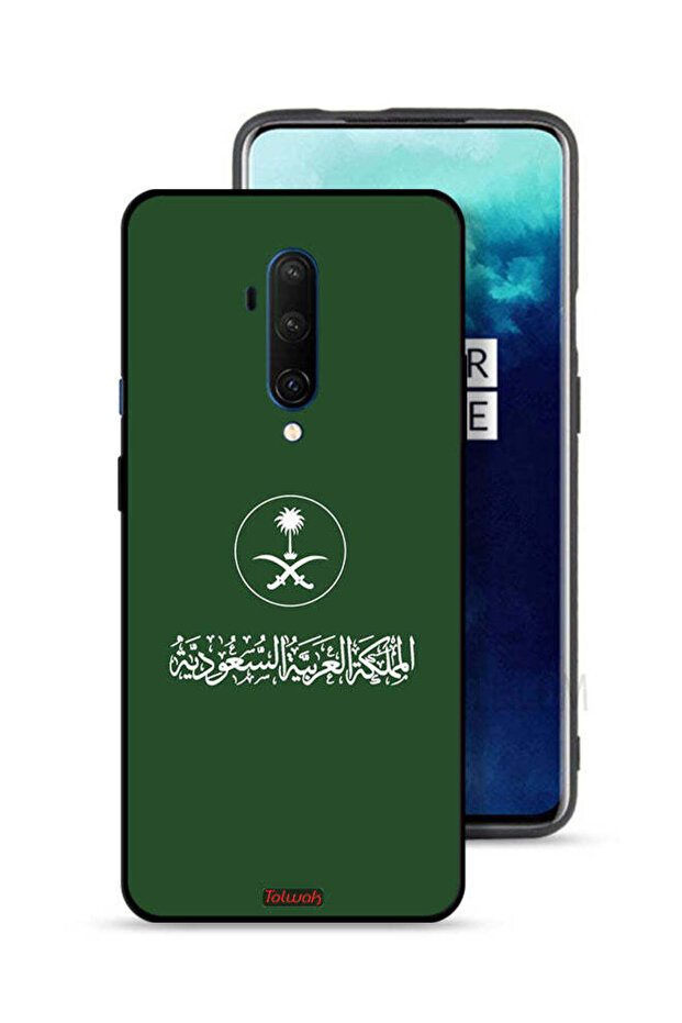 OnePlus 7T Pro Protective Case Cover Kingdom Of Saudi Arabia Sign Vector Art