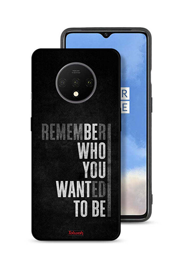 غطاء حماية لهاتف OnePlus 7T تذكر من أردت أن تكون