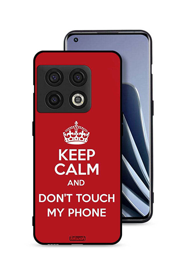 غطاء حماية لهاتف OnePlus 10 Pro 5G، حافظ على هدوئك ولا تلمس هاتفي