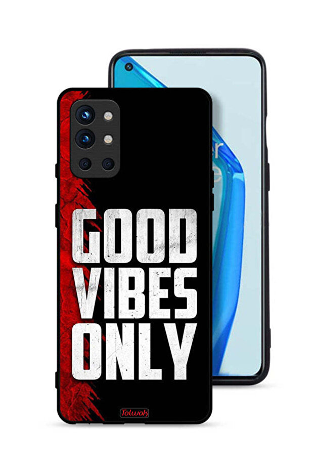 OnePlus 9R 5G Protective Case Cover Good Vibes Only