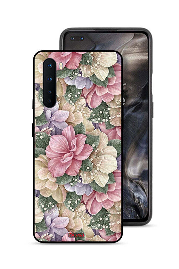 غطاء حماية عالي الجودة لهاتف OnePlus Nord مزين بالزهور