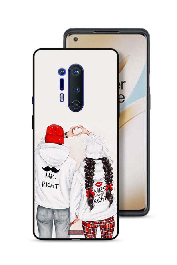 غطاء حماية لهاتف OnePlus 8 Pro - يمينًا ويمينًا دائمًا