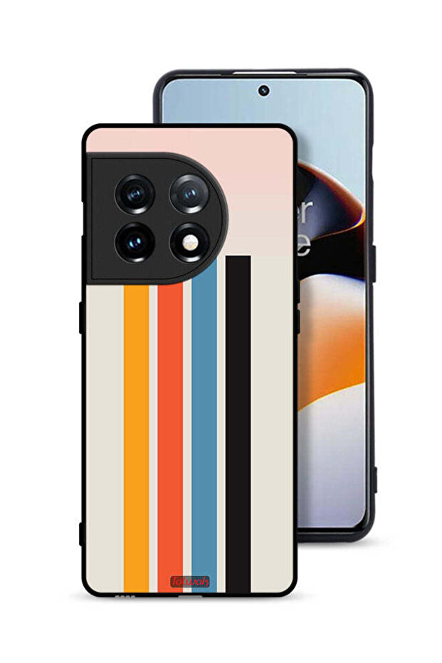 OnePlus 11 5G Protective Case Cover Straight Lines Pattern
