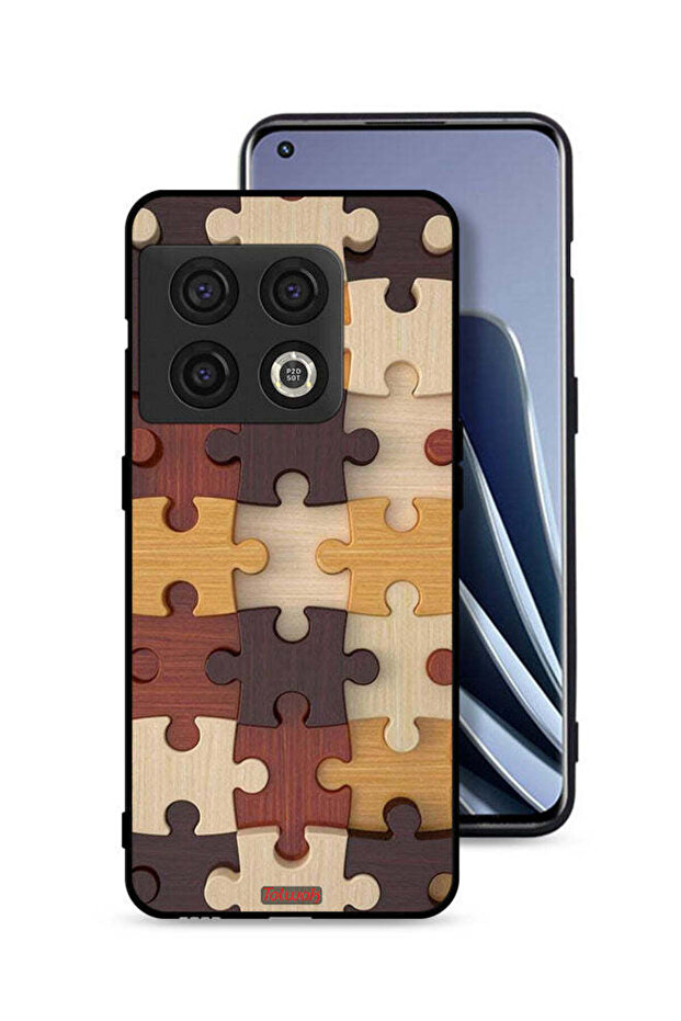 غطاء حماية لهاتف OnePlus 10 Pro 5G بنمط خشبي