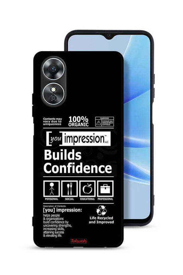 ملصق غطاء الحماية لهاتف Oppo A17 الذي يبني الثقة