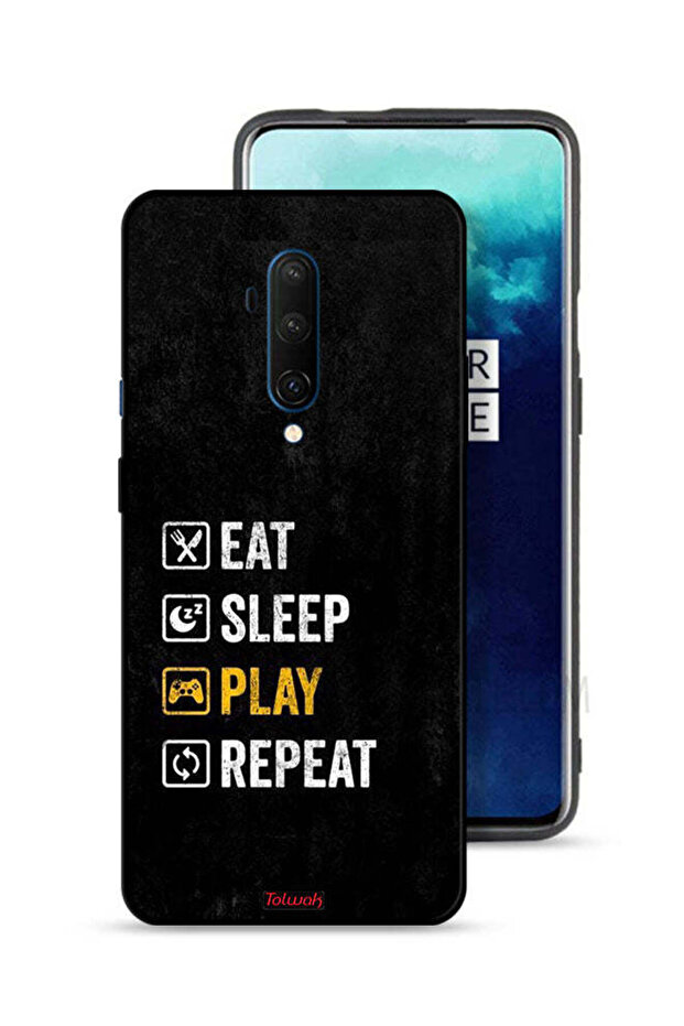 غطاء حماية OnePlus 7T Pro، تناول الطعام، النوم، اللعب، التكرار