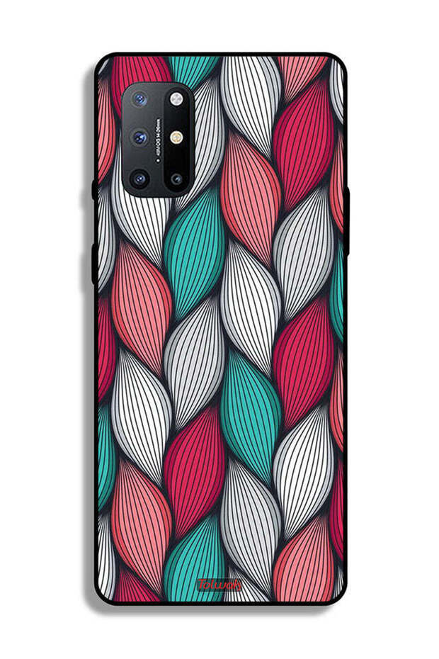 غطاء حماية بنمط ريش لهاتف OnePlus 8T Plus 5G - 2