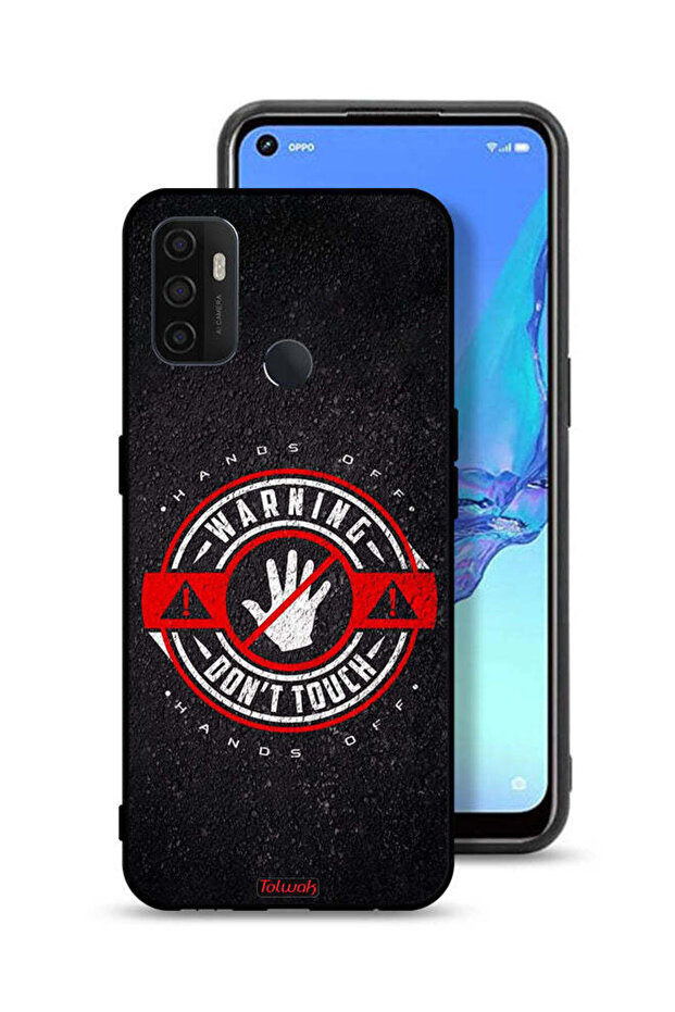 Oppo A53 4G Protective Case Cover Warning Do Not Touch