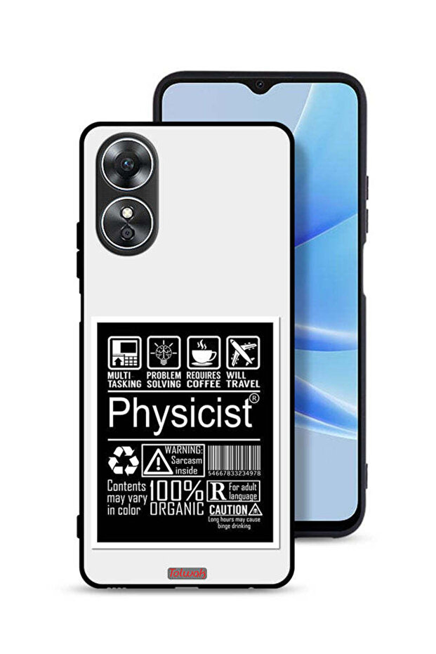 غطاء حماية لهاتف Oppo A17، ملصق فيزيائي