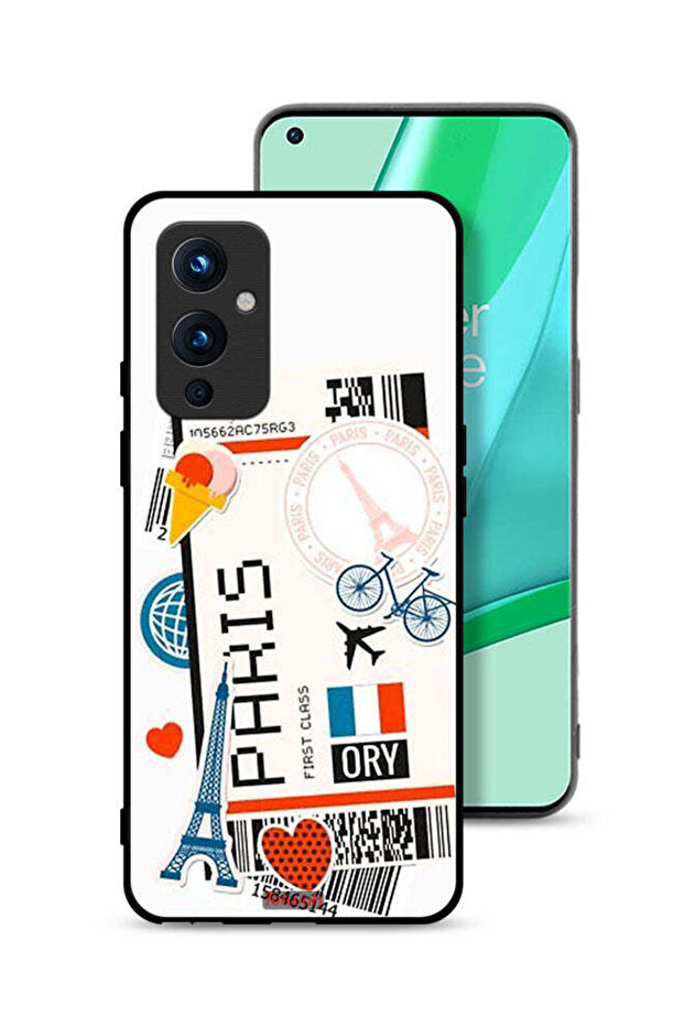 غطاء حماية لهاتف OnePlus 9 5G، ملصق باريس