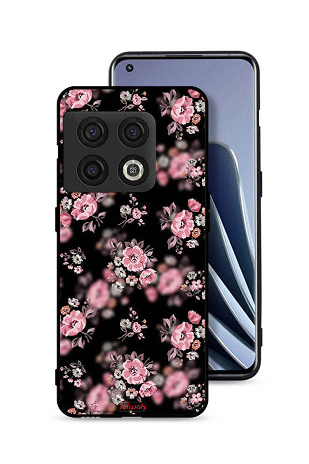غطاء حماية لهاتف OnePlus 10 Pro 5G بنقشة زهور بورتريه