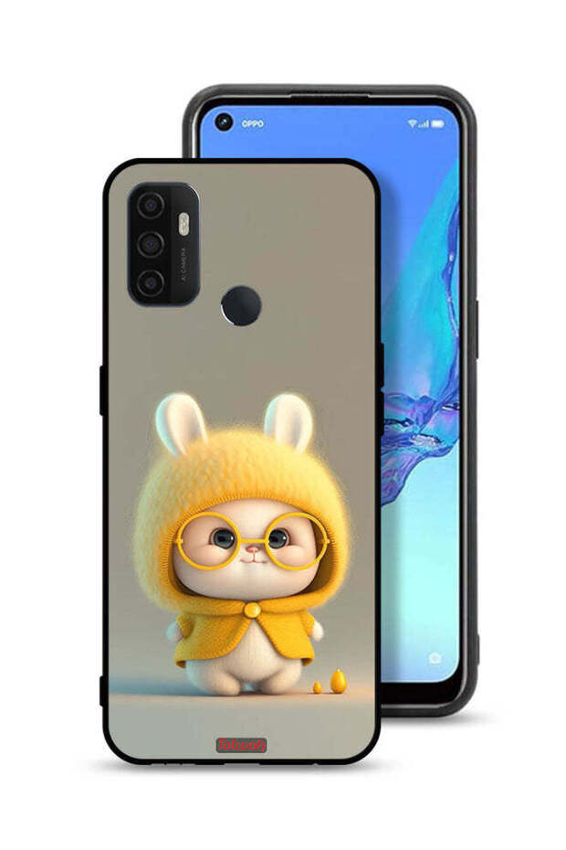 غطاء حماية لهاتف Oppo A32 - أرنب صغير