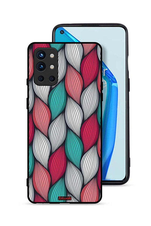 غطاء حماية بنقشة ريش لهاتف OnePlus 9R 5G