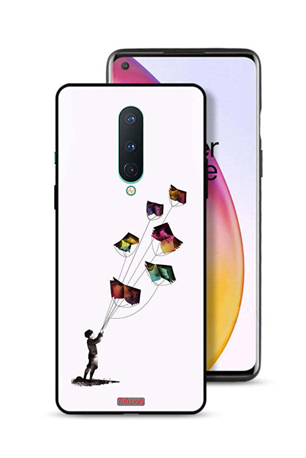 غطاء حماية لهاتف OnePlus 8 بتصميم طائرات ورقية