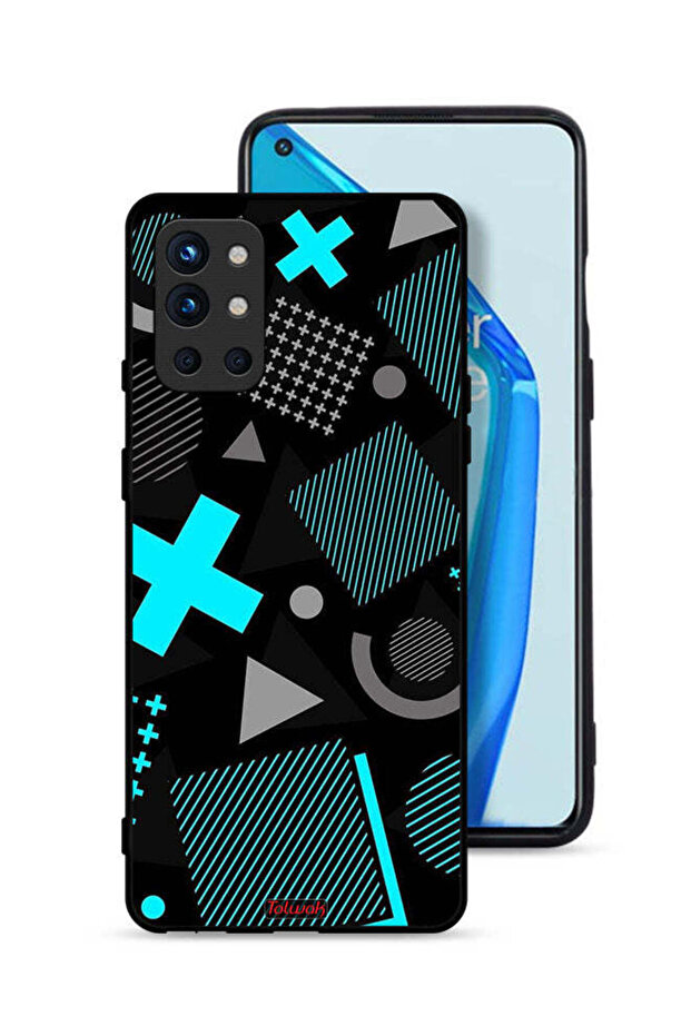 غطاء حماية لهاتف OnePlus 9R 5G برسومات أيقونات لعبة الحبار