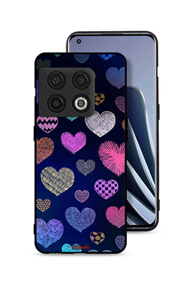 غطاء حماية لهاتف OnePlus 10 Pro 5G بنقشة قلوب داجا