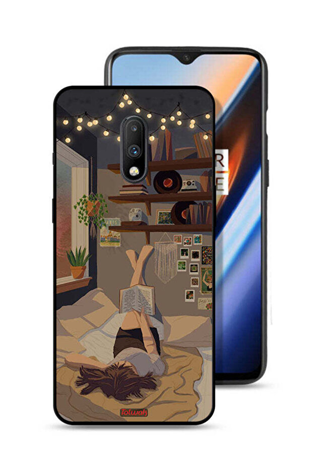OnePlus 7 Protective Case Cover Studying Art