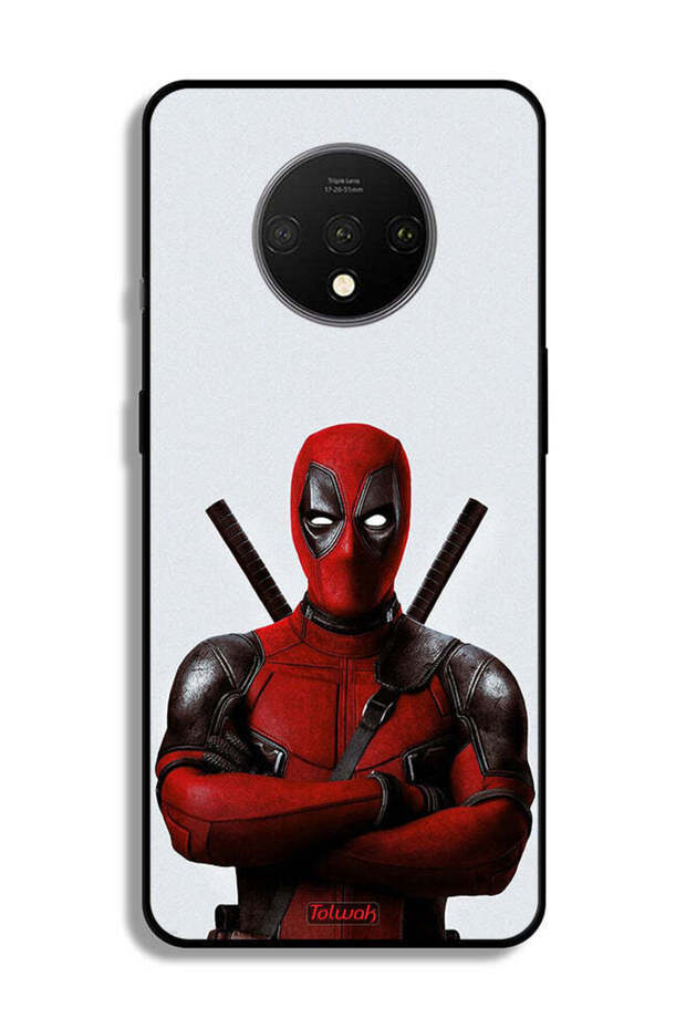 غطاء حماية لهاتف OnePlus 7T بتصميم Deadpool - 2