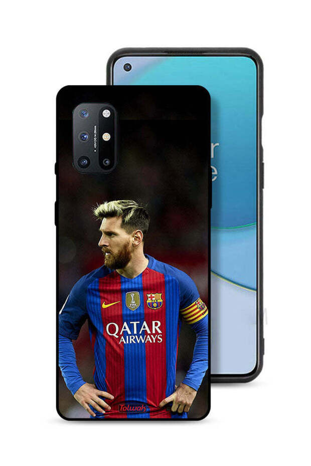 غطاء حماية لهاتف OnePlus 8T Plus 5G ميسي برشلونة