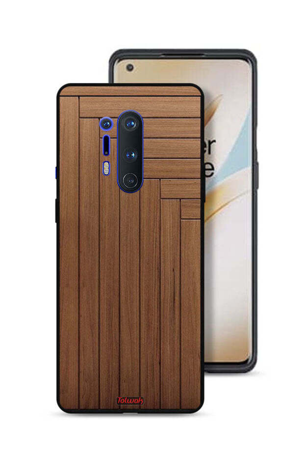 غطاء حماية لجهاز OnePlus 8 Pro بنمط الباب - 1