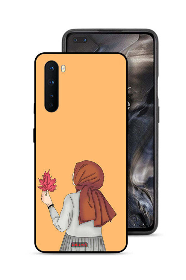 غطاء حماية لهاتف OnePlus Nord يحمل ورقة شجر