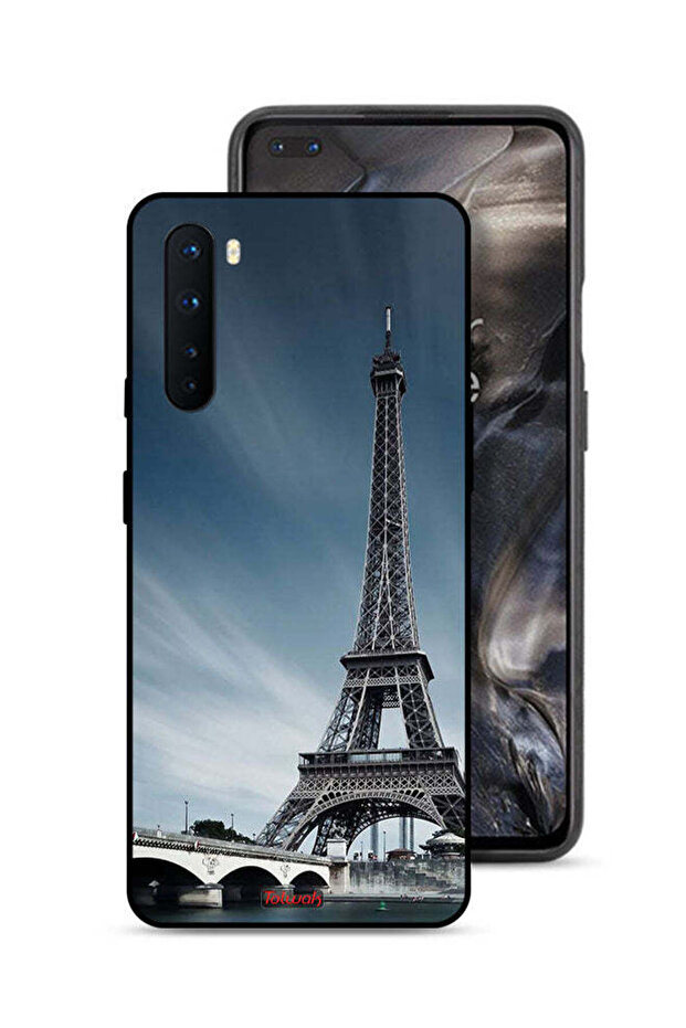 غطاء حماية لهاتف OnePlus Nord بتصميم برج إيفل