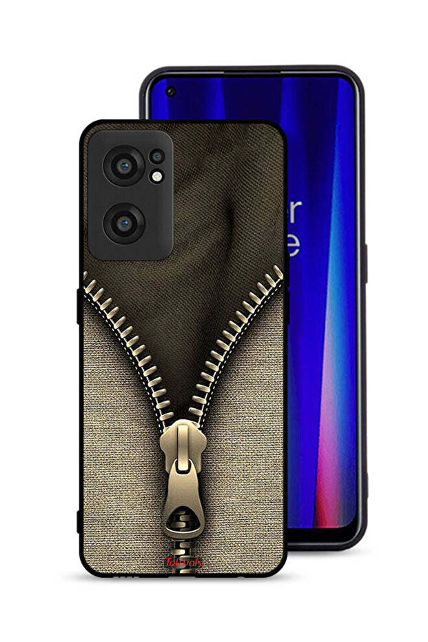 OnePlus Nord CE 2 5G Protective Case Cover Zip Pattern