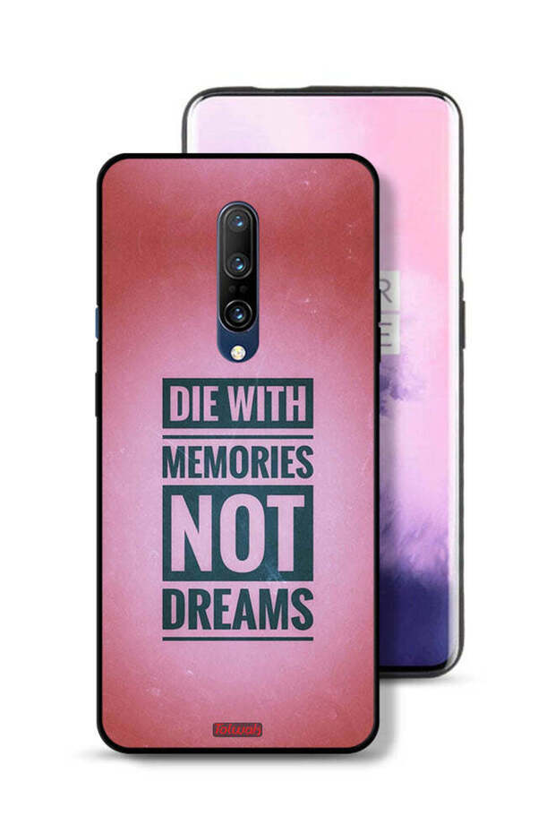 غطاء حماية لهاتف OnePlus 7 Pro مع ذكريات لا أحلام