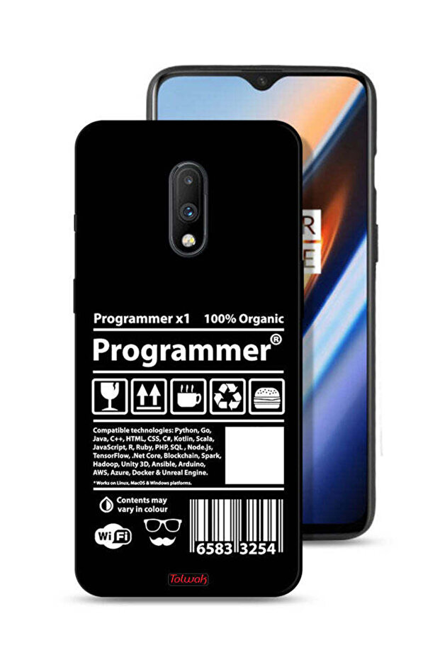 ملصق مبرمج لغطاء الحماية لجهاز OnePlus 7 - 1