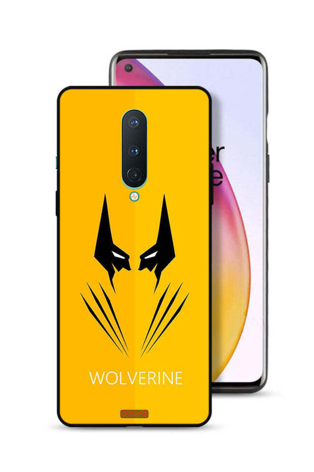 غطاء حماية لجهاز OnePlus 8 بتصميم Wolverine - 1
