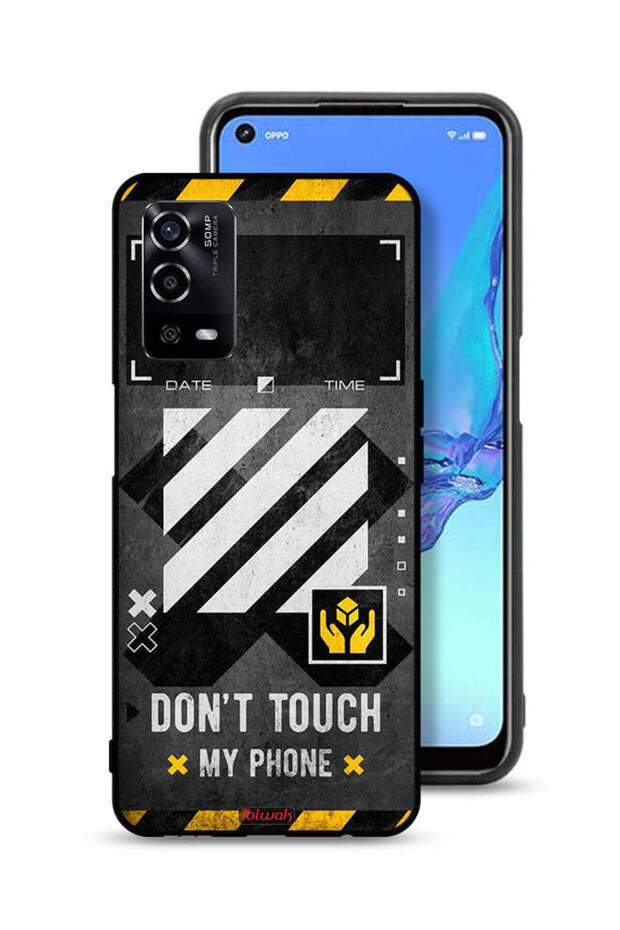 Oppo A55 4G Protective Case Cover Do Not Touch My Phone