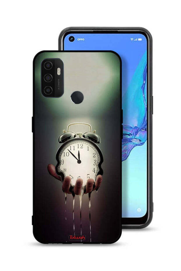 غطاء حماية على شكل ساعة لهاتف Oppo A32 - 1