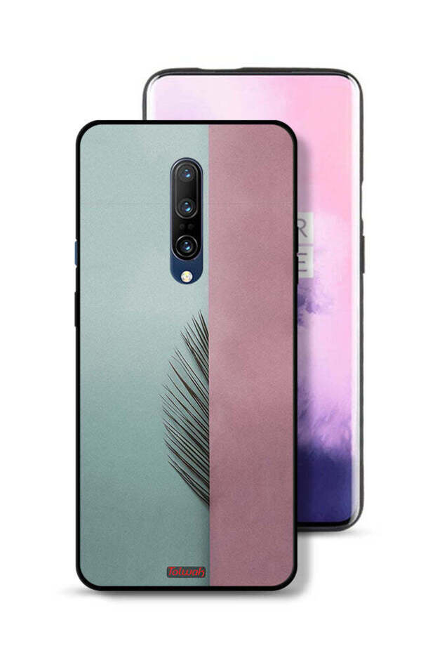 OnePlus 7 Pro Protective Case Cover Half Leaves