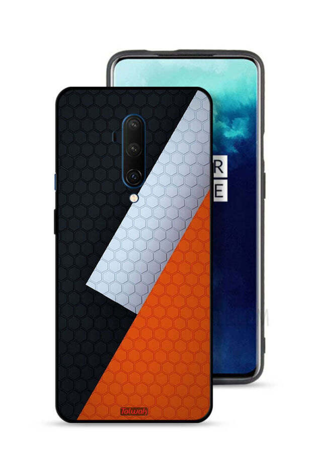 غطاء حماية بنمط لهاتف OnePlus 7T Pro - 1