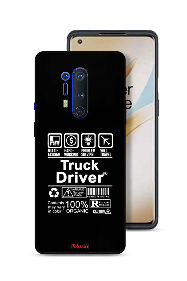 غطاء حماية لهاتف OnePlus 8 Pro، ملصق سائق شاحنة