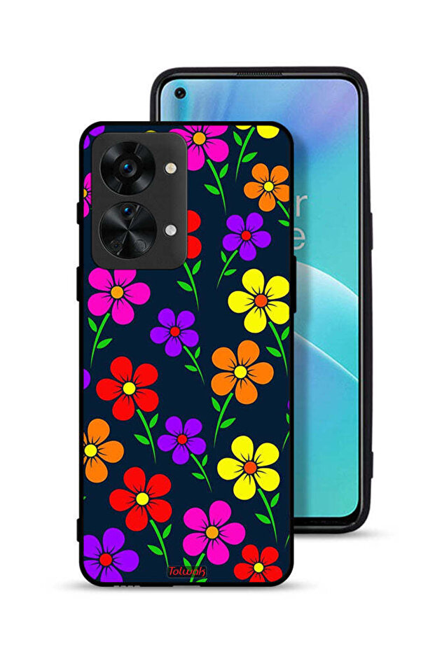 OnePlus Nord 2T 5G Protective Case Cover Colorful Flowers