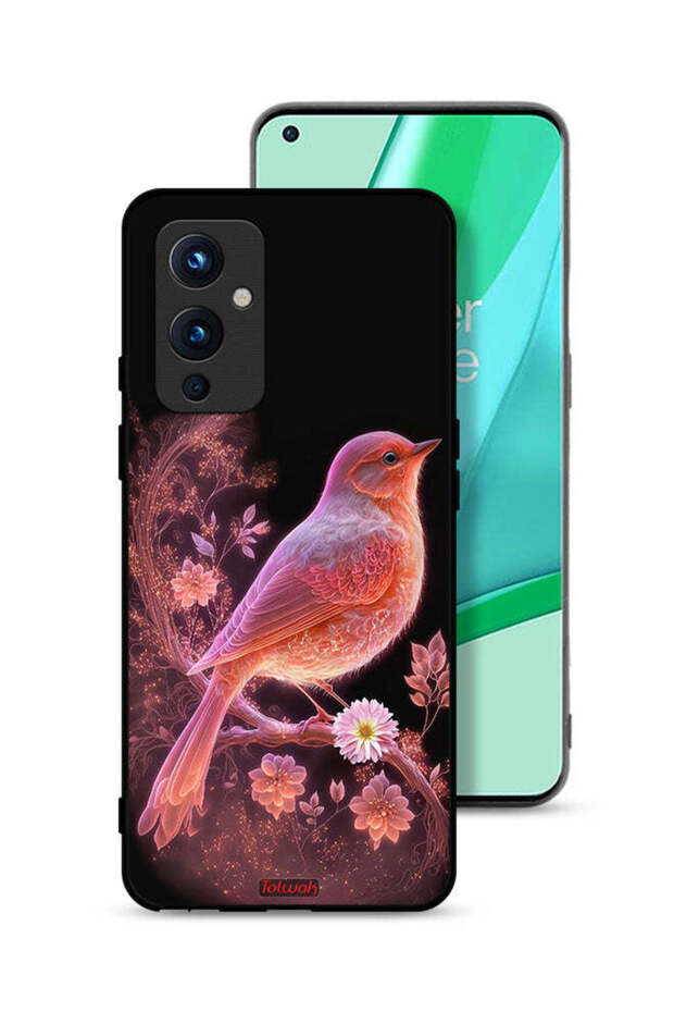غطاء حماية لهاتف OnePlus 9 5G برسومات طيور لطيفة