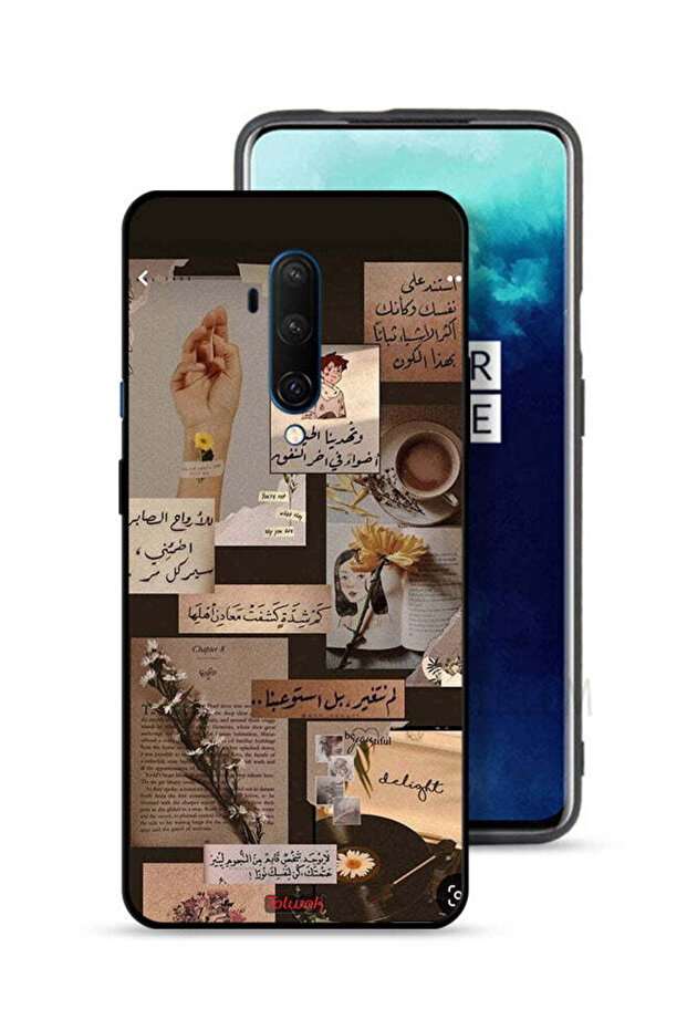 OnePlus 7T Pro Protective Case Cover Arabic Quotes Vintage
