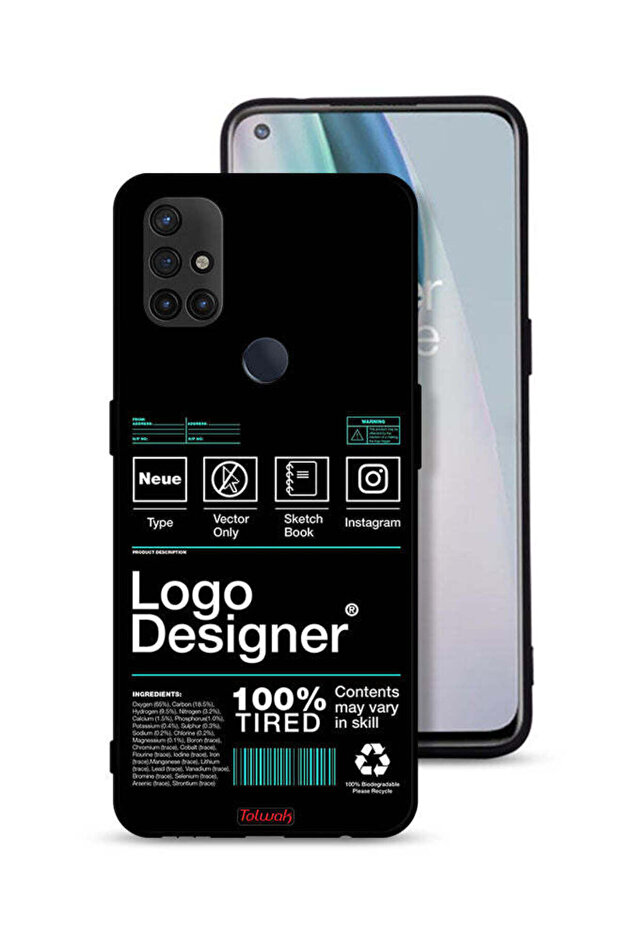 OnePlus Nord N10 5G Protective Case Cover Logo Designer Sticker