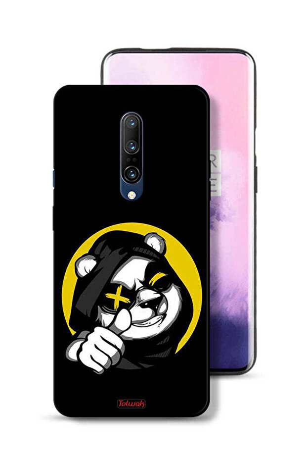 غطاء حماية لهاتف OnePlus 7 Pro بتصميم قطة مارشميلو لطيفة