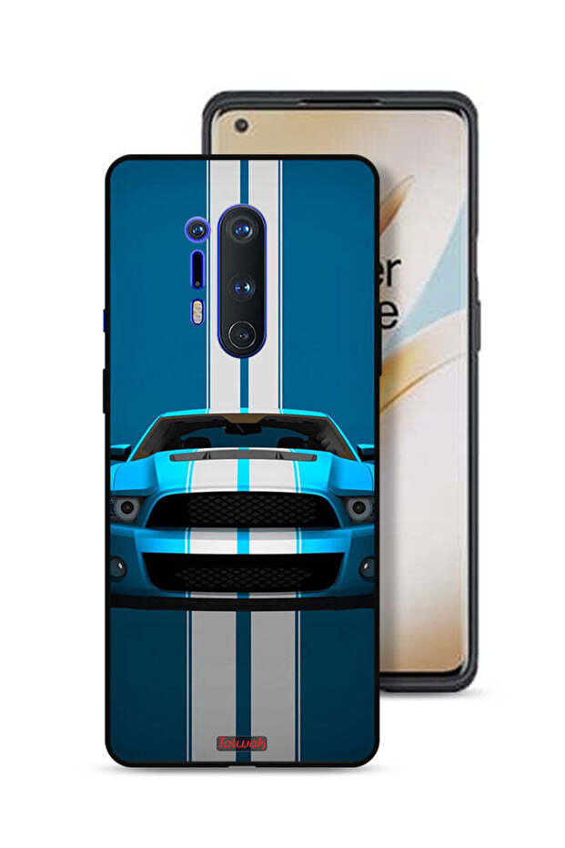 غطاء حماية لهاتف OnePlus 8 Pro بتصميم سيارة فنية تجريدية