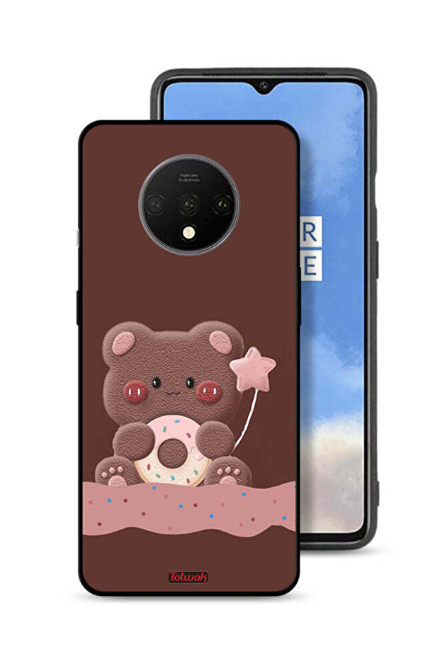 OnePlus 7T Protective Case Cover Donut Bear
