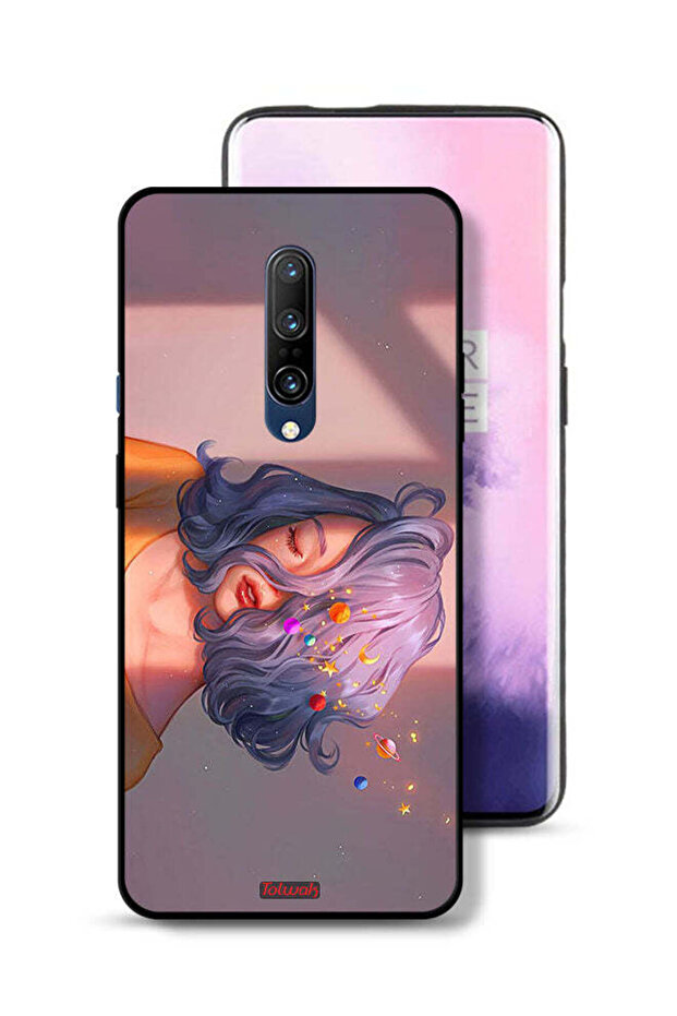 OnePlus 7 Pro Protective Case Cover Girl And Space Art