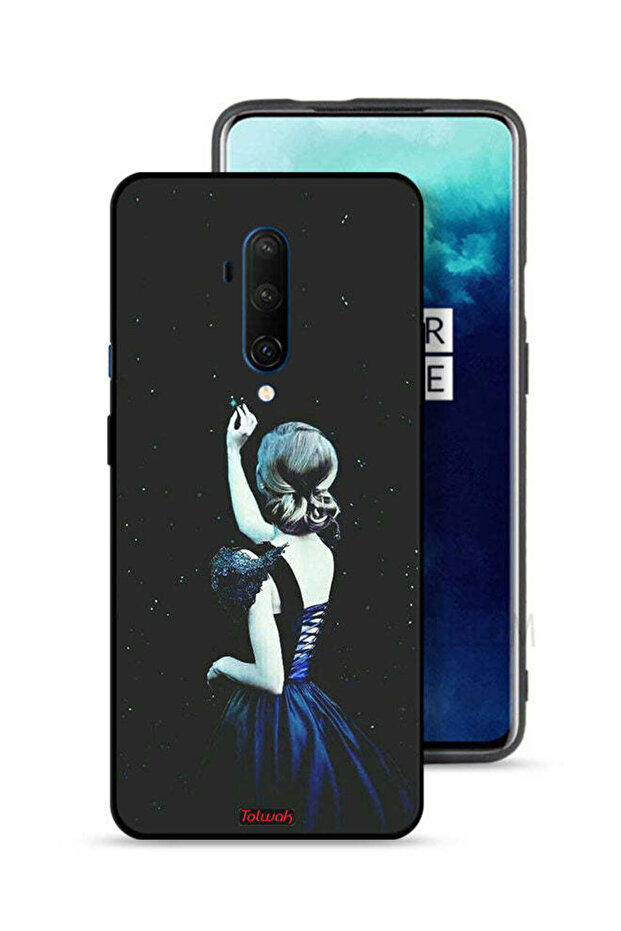 غطاء حماية لهاتف OnePlus 7T Pro بنقشة نجمة اللمس