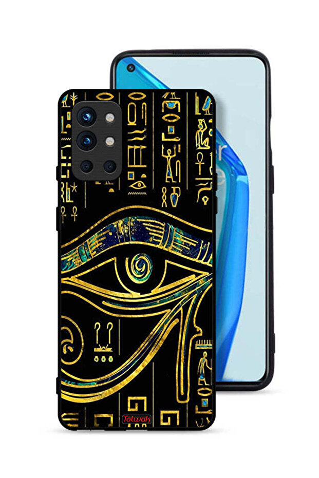 غطاء حماية لهاتف OnePlus 9R 5G بتصميم عين فنية
