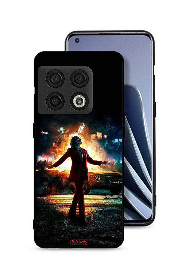 غطاء حماية لهاتف OnePlus 10 Pro 5G بنمط Joker Happy Mode