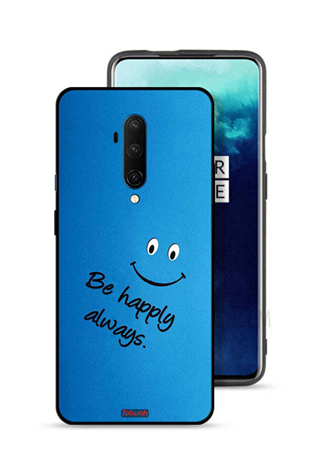 OnePlus 7T Pro Protective Case Cover Be Happy Always