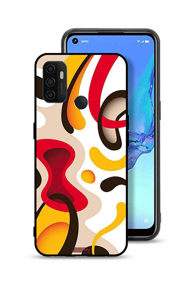 Oppo A32 Protective Case Cover Pattern - 1