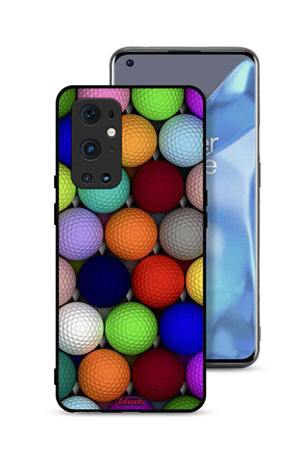 غطاء حماية لهاتف OnePlus 9 Pro 5G بتصميم كرات فنية تجريدية