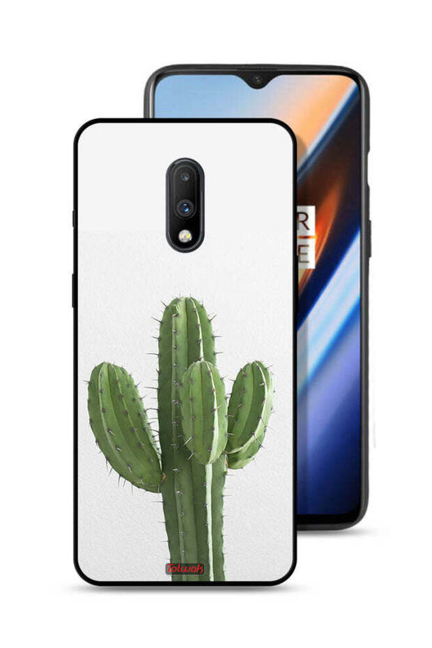 OnePlus 7 Protective Case Cover Cactus Plant
